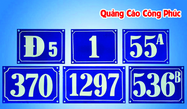 biển số nhà bằng mica giá rẻ ở phan thiết
